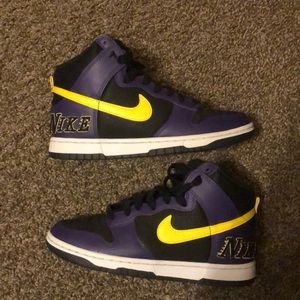 Nike dunks lakers edition